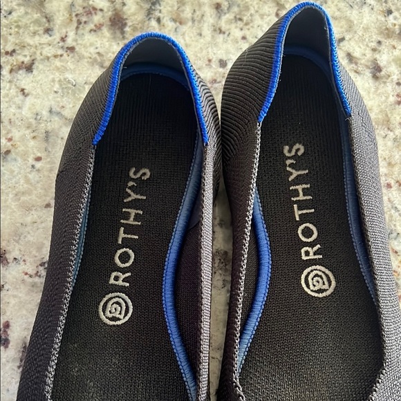 Rothy's Black Flats Minimalist Comfort Loafers - Picture 3 of 3